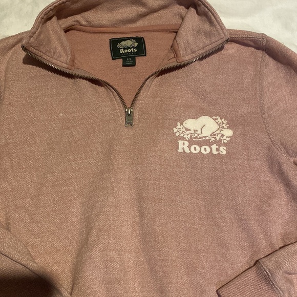 Pink Roots Quarter zip - Picture 2 of 4